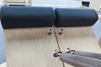 Poignées réglables en acier pédale fendue exercice de Studio professionnel robuste chaise Pilates Wunda en chêne massif