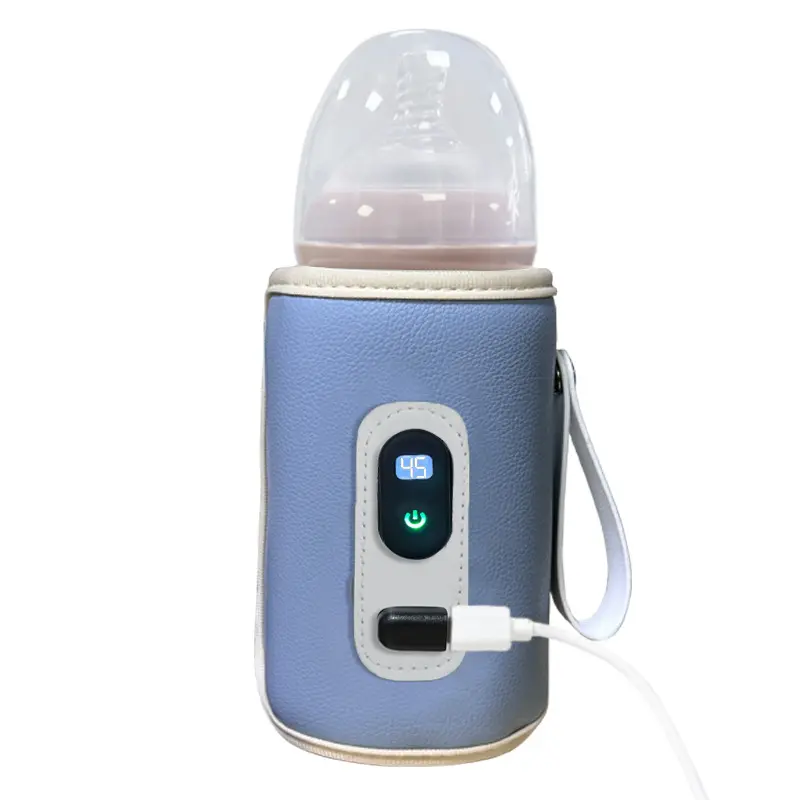 Chauffe-biberon portable pour bébé sans fil léger voyage chauffe-lait pour bébé pour voiture