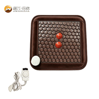 Coussin chauffant en pierre thermique marron café Jiwan Lejia, personnalisé pour la relaxation et la récupération (vente en gros)