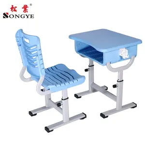 High Quality Long Duration Time School Student Table Student Folding Chair Study Desk