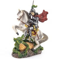 Bibelot chrétien Yorgi Saint George, fait à la main, bénédiction et Protection, pour la maison