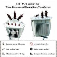 Transformateur à noyau d'enroulement tridimensionnel série S13-M.RL 10 kV, transformateur de haute qualité, personnalisé, certifié CSA/ISO