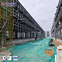 Edificio de Almacén de Estructura de Acero Comercial, Almacén Prefabricado de Acero, Económico y Galvanizado