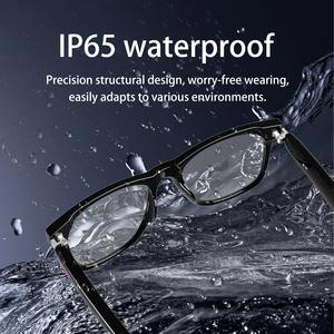 Lentille anti-lumière bleue BGE13 transparente avec contrôle tactile, prise en charge des fonctionnalités IA, écoute de musique, réponse, rejet, accueil des appels téléphoniques, IPX-4 - Product Image 4