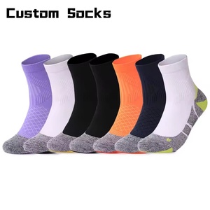 Factory <b>Moisture</b> Wicking Performance <b>Socks</b> Quick Dry Breathable Cushion Sport <b>Socks</b> for Running Hiking Cycling High Qual - Product Image 1