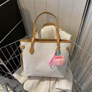 THK New Fashion Women's Large-Capacity Single-Shoulder Korean-Style <b>Tote</b> <b>Bag</b> Solid Color Ladies Messenger <b>Bag</b> - Product Image 6