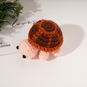 Handmade Unisex Móc Đan Rùa Mặt Dây Chuyền Dễ Thương Sáng Tạo Căng Thẳng Cứu Trợ Quà Tặng Cho Bạn Bè Gia Đình Cho Nhà Giáng Sinh - Product Image 4