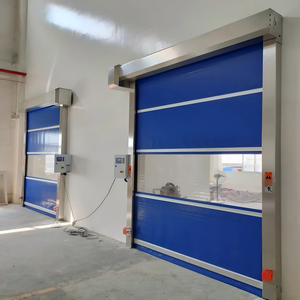 Porta Rapida Industriale <span class=keywords><strong>in</strong></span> PVC Antipolvere Ermetica <span class=keywords><strong>per</strong></span> Camera Bianca ad Azione Rapida Resistente al Freddo con Isolamento Termico - Product Image 1