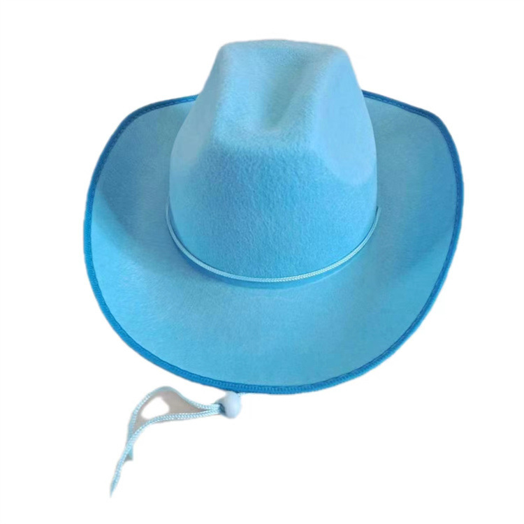 Chapeau bleu ciel vierge