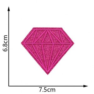 Parches de Diamantes Termoadhesivos con Bordado de Purpurina de Diamantes Surtidos - Product Image 6