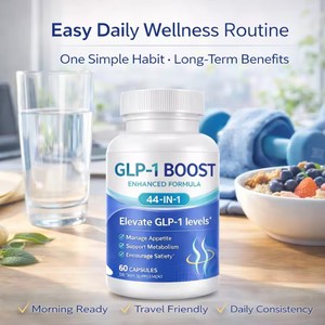Cápsulas GLP-1 para Perda de Peso e Controle de Apetite, Suplemento Completo com Berberina, Probióticos e Prebióticos para Saúde Intestinal e Suporte ao Metabolismo - Product Image 6