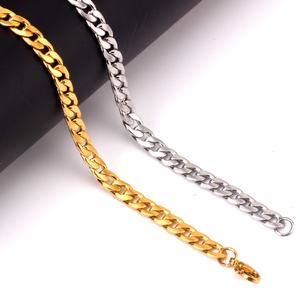 LIFETIME JEWELRY 24k Gold Plated 7mm Cuban Link Chain Bracelet <b>for</b> <b>Men</b> and Women - Product Image 6