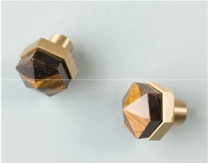 Hot Sale Hexangular Quartz Furniture Drawer Pull Natural <strong>Crystal</strong> Handle Cabinet <strong>Knobs</strong> - Product Image 5