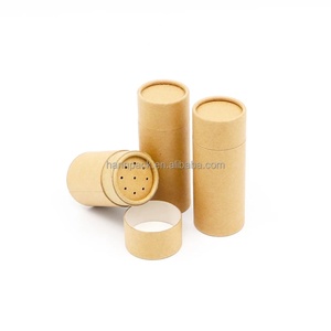 100% Biodegradable Custom Logo Cylinder Round <b>Box</b> Cosmetic Paper Sieve Tube Packaging for Loose Powder - Product Image 1