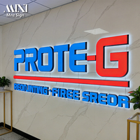 Lettres Mini en Acrylique LED Personnalisées pour la Publicité, les Magasins, les Bars, les Hôpitaux et la Décoration d'Entreprises