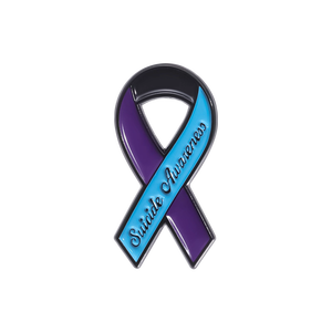 Spilla Smaltata Personalizzata Divertente con Barba Blu, Distintivo da Collezione Artistico per Zaino, <span class=keywords><strong>Lettere</strong></span> di Incoraggiamento per Amici Attenti, Stampa Tipografica - Product Image 1