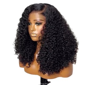 วิกผมมนุษย์แบบ Pixie Curly ความหนาแน่น 300%  พร้อมเชือกผูกผมด้านหน้าแบบ SDD  ถอนขนเบบี้แฮร์มาแล้ว  ไม่ต้องใช้กาว  ใส่ได้ทุกวัน โดย Senmu Beauty - Product Image 6