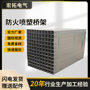 รางเคเบิลกันไฟแบบรีเลย์ชนิดบันได ขนาด 100 มม. ชุบสังกะสี ปรับแต่งได้ - Product Image 4