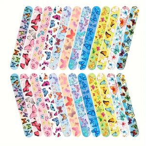 Großhandel 12 teile/beutel Schmetterling PVC Slap Armbänder Armbänder Geburtstags feier begünstigt Armbänder Snap Bands für Jungen und Mädchen - Product Image 2
