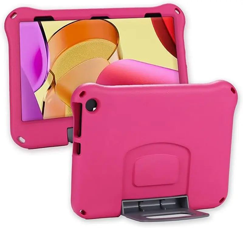 For Amazon Kindle Fire Max 11" 2023 new model Kids Lovely Soft EVA Foam Bumper Handle Folding Kickstand Rugged Tablet Cover