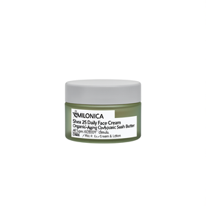 Crème visage quotidienne NILONICA Shea 25, beurre de karité biologique 25%, anti-âge, hydratation intense, tous types de peau, formule KBeauty - Product Image 2