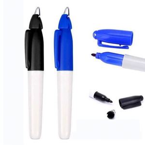 Hot Sales Golf Ball <b>Black</b> <b>Mini</b> Permanent Marker With Clip Keyring - Product Image 3