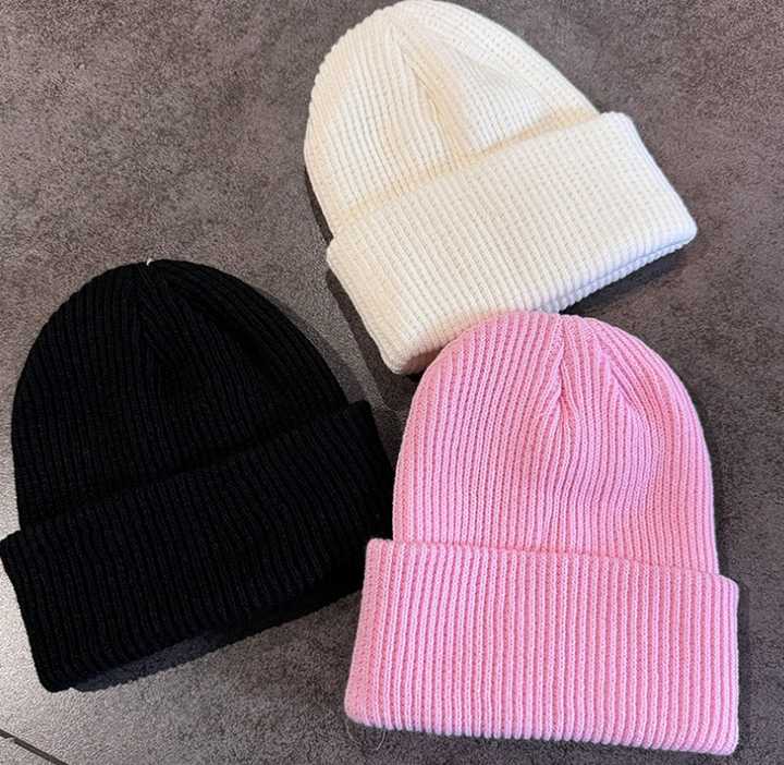 2024 New Arrival Custom Logo Cute Embroidered Knit Hat High Quality