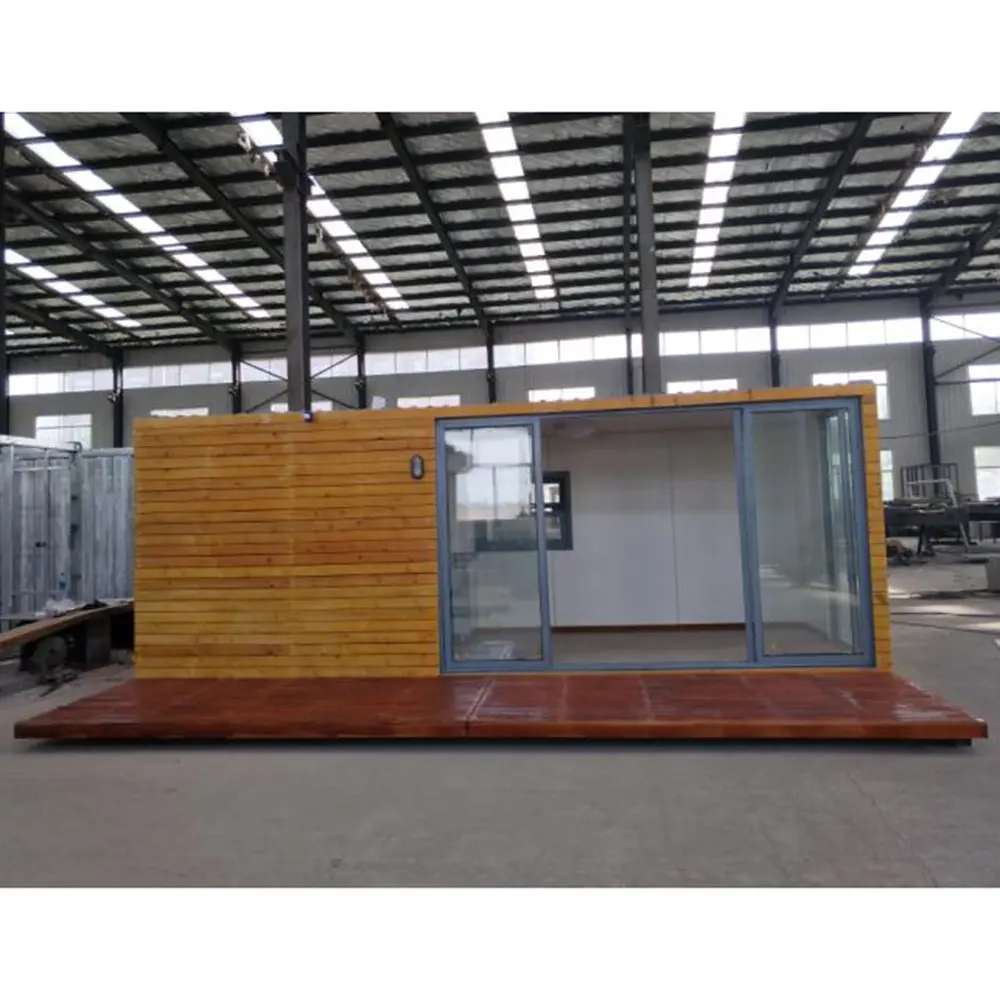 affordable prefab frame outdoor modern design portable cabin 20ft kit solid wood mobile container office housing unit