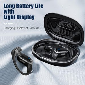 OEM Wholesale Wireless Sports Headphones BT 5.4 Noise Cancelling Tws Earbuds 30ms Low Latency Gaming <strong>Headset</strong> With LED Screen - Product Image 3