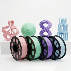 Filament d'imprimante 3D en PLA soyeux 1,75 mm 1 kg, couleur unie, brillant, écologique, biodégradable, compatible avec la plupart des imprimantes FDM - Product Image 2