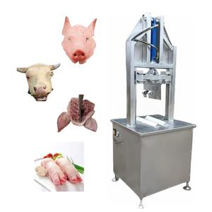 Équipement de <span class=keywords><strong>boucherie</strong></span> CE pour l'élevage de bovins Tête de porc Coupeur à demi-fendre Scie Abattoir de porcs pour ligne d'abattage de porcs - Product Image 1