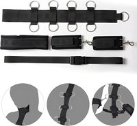 Kit de Contrainte et d'Écartement pour Femmes Soumises, pour Jeux Sexuels Adultes, avec Menottes, Outils et Collier de Cou