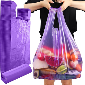 ถุงขยะแบบเสื้อยืดขายส่งจำนวนมาก ถุงขยะแบบเสื้อกั๊กทนทาน ราคาโรงงาน - Product Image 5