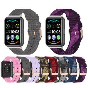 Correa de reloj trenzada de nailon para <span class=keywords><strong>Huawei</strong></span> <span class=keywords><strong>Watch</strong></span> <span class=keywords><strong>Fit</strong></span> 2 Correa de reloj Reemplazo ajustable para <span class=keywords><strong>Huawei</strong></span> <span class=keywords><strong>Watch</strong></span> <span class=keywords><strong>Fit</strong></span> 2 <span class=keywords><strong>Active</strong></span> - Product Image 2
