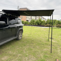 Auvent latéral de toit pour SUV 4x4, tente de toit quatre saisons, imperméable, simple couche, structure en aluminium