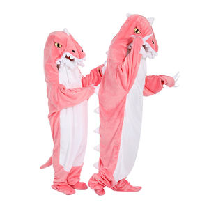 Commercio all'ingrosso verde <span class=keywords><strong>rosa</strong></span> dinosauro sacco a pelo per adulti/bambini morbido in <span class=keywords><strong>pile</strong></span> di flanella tutina animale <span class=keywords><strong>pigiama</strong></span> <span class=keywords><strong>pigiama</strong></span> regalo di natale - Product Image 4