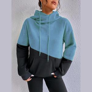 Sudadera con Capucha para Mujer, Estilo Casual, Holgada, con Bolsillo Tipo Canguro, Diseño Moderno, Nueva Colección OEM - Product Image 5
