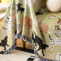 ROYA Bestseller Moderner Stil Hundepark-Sofabezug Vier Jahreszeiten Universal Rutschfest Jacquard-Gewebtes Handtuch Dreisitzer-Sofa