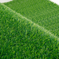 25mm grüner Kunstrasen teppich Langlebiges synthetisches Garten gras für die Fußball landschaft