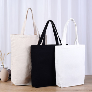 Wholesale High Quality <b>Plain</b> Organic Reusable Fashionable Custom Design Print Cotton <b>Canvas</b> Tote Bag Shopping Bag With logo - Product Image 6