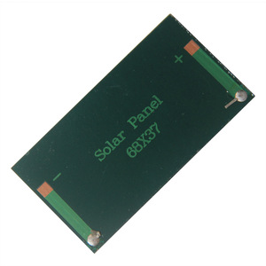 Panel surya Mini 5V 60MA 0.3W, untuk DIY mainan listrik sel fotovoltaik sistem tenaga surya 68*37MM sel surya kecil - Product Image 2