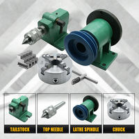 Tête de division à trois mors HLTNC avec roulement et engrenage en acier, hauteur centrale 100 mm, trou de 16 mm, compatible CNC