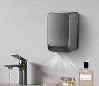 Sèche-mains électrique automatique à capteur pour toilettes, salles de bain, hôtels et usage domestique, en acier inoxydable 304