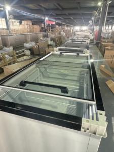 Congelador Horizontal, Congelador Tipo Isla, Refrigeración para <span class=keywords><strong>Supermercados</strong></span>, Isla de Refrigeración con Puerta Superior Abierta, Isla de Cocina, Refrigerador Comercial de Exhibición - Product Image 3