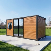 Café Conteneur Modulaire, Kiosque Commercial Portable, Magasin de Détail Préfabriqué Prêt à l'Emploi