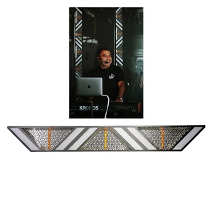 Nouvelle lampe de scène rétro Hengyu <span class=keywords><strong>Music</strong></span> 2026, éclairage de scène rétro 5*60W RGB LED, flash rétro DMX512, décoration de fête, bar, lampe de scène - Product Image 3