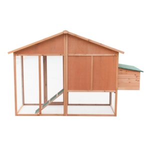 Poulailler de poulet en bois pour extérieur, grande taille, avec course en plein air <span class=keywords><strong>et</strong></span> collection d'œufs, boîte de nid pour volaille ou <span class=keywords><strong>lapin</strong></span> - Product Image 3