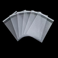 En gros, en stock : Pochette à bulles transparente, étanche et antichoc, pour emballage de téléphones portables et expédition logistique