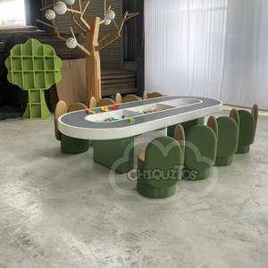 Table et chaise en blocs de construction Chiquitos, table multifonctionnelle pour enfants, table éducative pour l'apprentissage et le jeu - Product Image 6