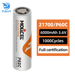 CALH 60A Molicel New <strong>Battery</strong> INR-21700-P60C 6000mAh 3.6V 60A Molicel 21700 P60C for <strong>Drone</strong> <strong>Battery</strong> Pack Power Tools EV Hypercars - Product Image 1